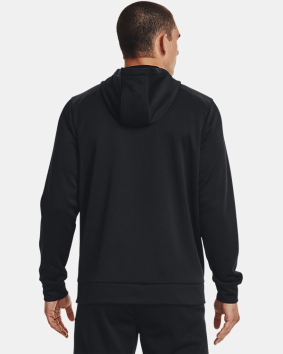 Sweat à capuche entièrement zippé Armour Fleece® pour homme, Black, pdpMainDesktop image number 1